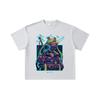 260 GSM Double Yarn 32 Count 100% Cotton Sailor Moon V11 Cyberpunk Print Unisex Heavy Cotton T Shirt