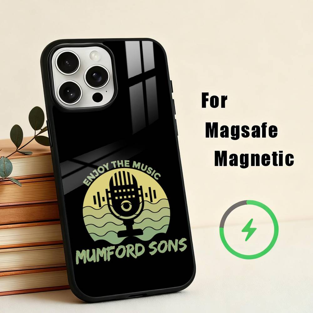 Heartfelt B-Band M-Mumford & Sons  Phone Case For iPhone 17,16,15,14,13,12,Plus,Pro,Max for Magsafe Magnetic Wireless Charging