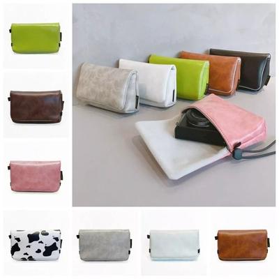 Nova Bolsa de Câmera PU à Prova de Choque à Prova d'Água Estojo para Câmera Digital Bolsa de Fotografia Multifuncional Conveniente para Sony Zv1f