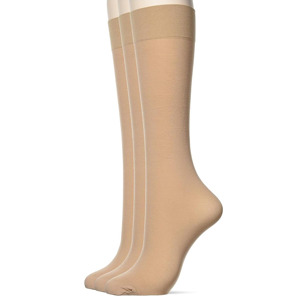 

Гольфы выше колена с высокой УФ-защитой, свободной резинкой, набор из 3 штук, цвет шерри-бежевый [Atsugi], защита, длина ниже колена, гольфы, верх, однотонные, весна/лето,