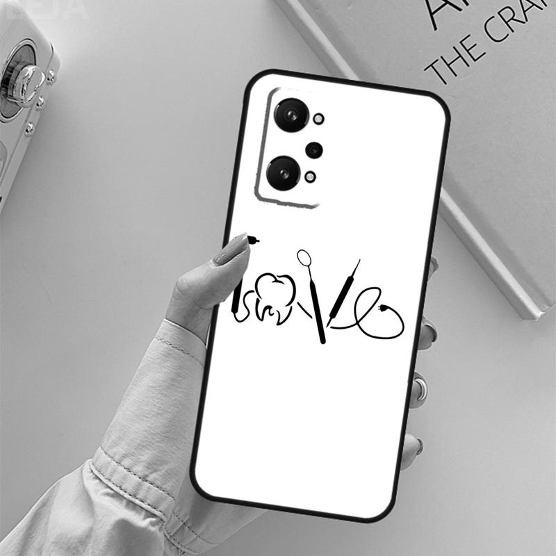 Zahnarzt Zahnmuster Für OnePlus 10 9 Pro 9R Nord2 Hülle Für Realme GT Neo 2 3 Master 8i 9i 8 9 Pro Plus Hülle