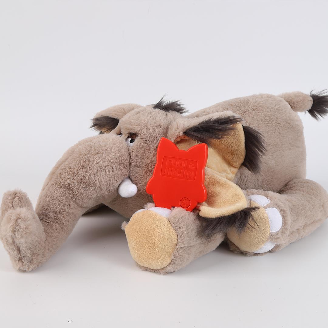 

Мягкая игрушка для собак «Щенок мамонта» с сердцебиением. Средство для снятия стресса и успокоения домашних животных, игрушка-сердцебиение для собак