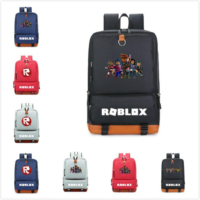 Stilvolle Roblox-Muster Kinder-Schultasche mit verstellbaren, gepolsterten Schultergurten
