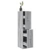 VidaXL Apothecary Cabinet Sonoma Grey 30x41x144.5cm Engineered Wood, Apothecary Chest, Apothecary Furniture, Chest To 855174