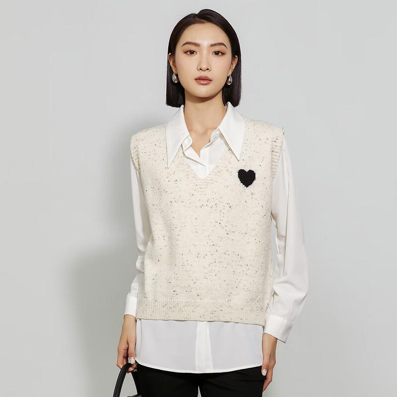 Women's Commuter Shirt & Vest Two-piece Set
