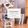 RegiProb Simple Mini Step Stool, Foldable, Compact, 22.5cm Tall, Black