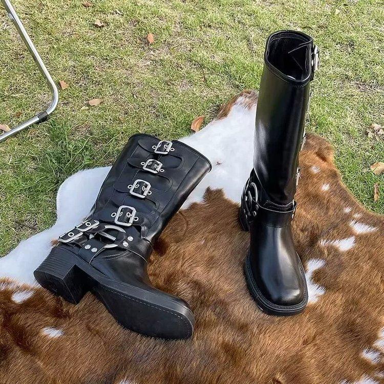 Anti-slip Shoes with Thick Heels, Women's New Style Long Boots