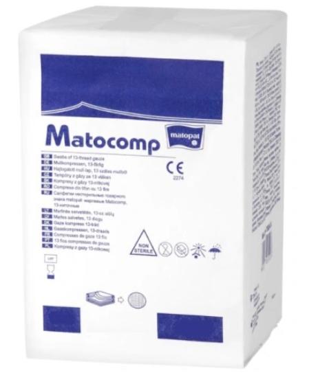 Professional-Grade 17-Thread 12-Ply Compression Bandages, 10x10cm, Pack of 100