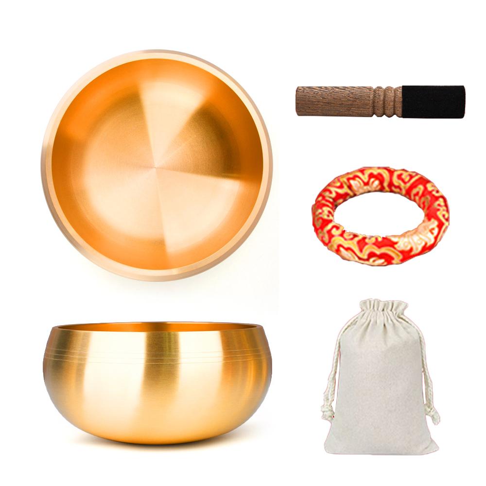Sanskrit Bowl Nepal Tibet Buddha Tibetan Singing Bowl Yoga Meditation Chanting Bowl Brass Chime Music Therapy