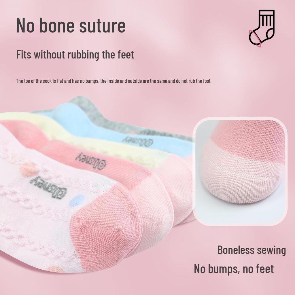 Official Disney Zootopia Judy Cotton Socks for Girls - 5 Pair Pack Mid-Calf Kids Socks