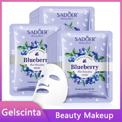 SADOER Feuchtigkeitsspendende Antioxidans-Maske mit Heidelbeer-Hyaluronsäure