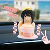 Roztomilé Sexy Holky Třesoucí Hrudníkem Ozdoby do Auta Kreslená Anime Soška Sexy Panenka Figurka Dekorace do Auta