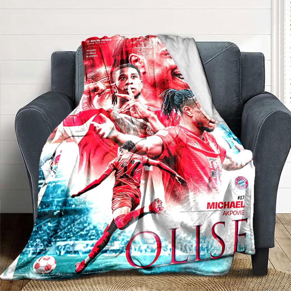 Player Trophy Victory Blankets Flannel Printed Breathable Warm Throw Blanket for Home Office Bedspreads 0708a44
