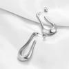 Minimalist U-Shaped Water Drop Earrings - French Design, Elegant Luxury Style for Women