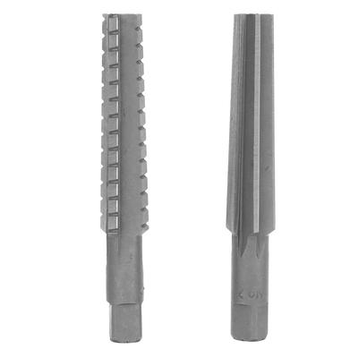2pcs HSS MT2 Taper FineRough Reamer Cutter Tool Set Straight Shank 1.5x12.5cm