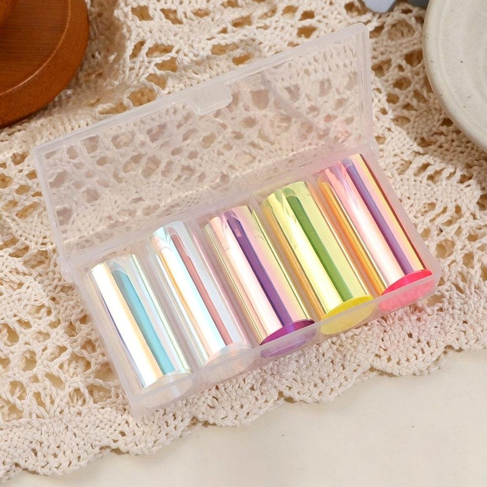 Lace Design Nail Stickers Laser Nail Art Stickers Fashion Nail Foils  Manicure DIY