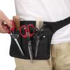 Multi Functional Portable Scissors Waist Bag Hair Clip Comb Hairdressing Tool Storage Bag Black(Black )