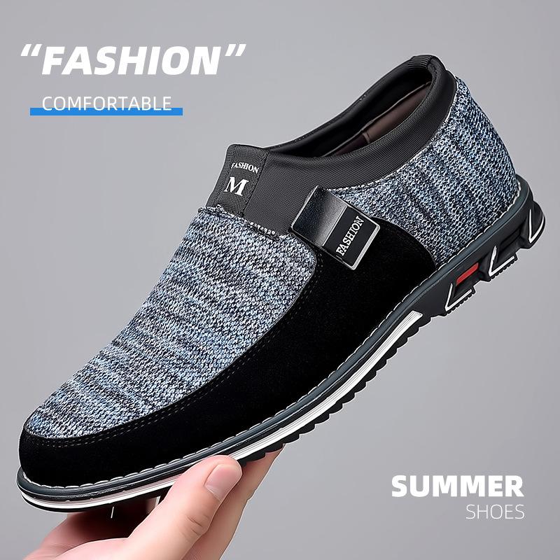 HPIOPL quality flying woven surface 4022 four-color large size 38-52 fashion, sports leather shoes casual shoes