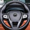 VKSO5 1Pcs 45mm 47mm Car Steering Wheel Emblem Decals Badge Sticker For BMW E46 E90 E60 F30 F10 E39 E36 E87 F20 E90 E70 M3 M5 M6 G20 M