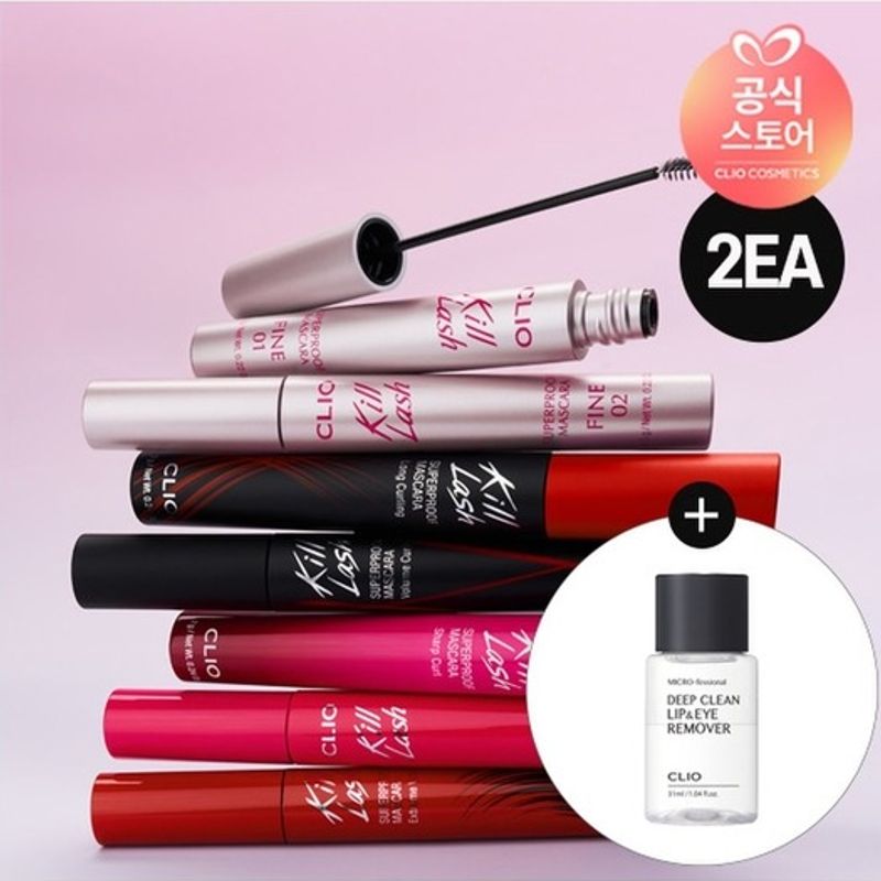 [2EA/NEW COLOR] Kill Lash Superproof Mascara Microfessional Deep Clean 020 Tangled Strand
