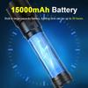 Neue Ultrahelle LED-Taschenlampe USB Wiederaufladbare Zoom-Taschenlampen Lange Reichweite 6000M LED-Taschenlampe Camping Angeln Arbeitslampe
