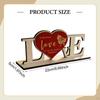 Table Decoration – Valentine's Day Sign, Romantic Novelty, Collectible, Engagement Decoration,