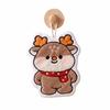 Kawaii Xmas Hanging Hand Towel Creative Cleaning Hand Cloth Santa Claus Handkerchief  Home Decor
