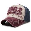 Vintage Washed Distressed Letter Baseball Cap Spring Autumn Sunshade Duckbill Hat Stylish Versatile Trendy Cap For Men Women