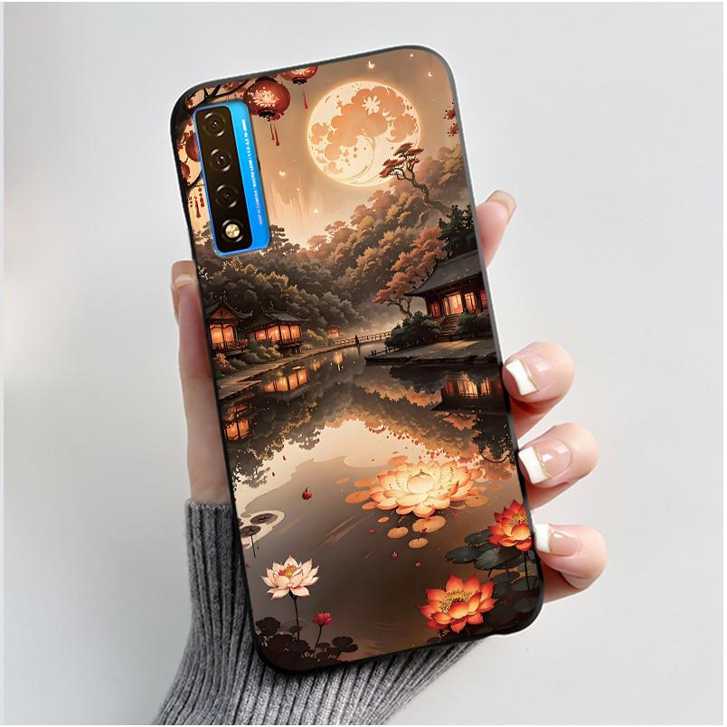 Case For TCL 20S 20L 20L+ 20 Pro 5G Luxury Cute Love Rabbit Funny Black Soft Silicone Phone Case For TCL20 20Pro 5G Back Cover