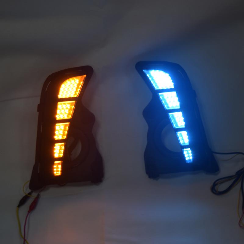 

2018 Toyota Highlander LED Daytime Running Lights, Mustang Style Modification Two Colors Set