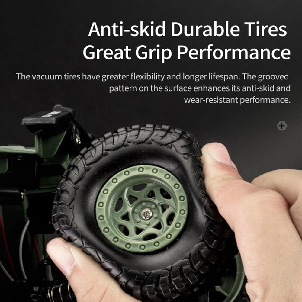 JJRC 1/18 Rc Car Off-Road  2.4G Radio Controlled Car Military Electric Machine 10Km/h Rc Buggy Children's Cars Toys for Boys kid