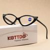 Vintage Katzenauge Lesebrille Damen Perle Anti-Blaulicht High-Definition Farbverlauf Brille Retro Metallscharnier Brillen +1.0+1.5