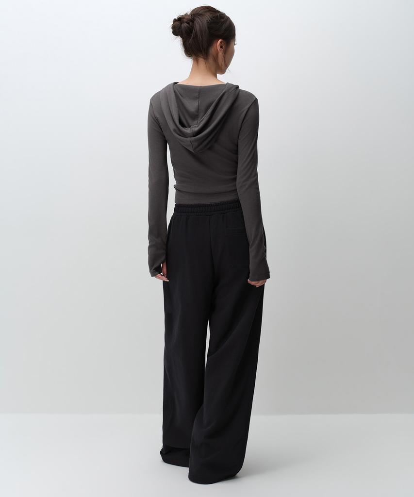 MUSINSA STANDARD WOMAN Women'S Deep Tuck Variable Wide Lounge Sweatpants [Black]
