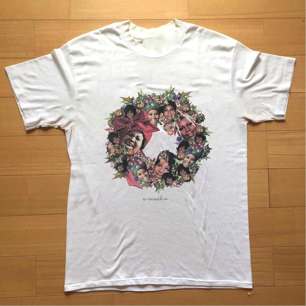 Merry Christmas Aretha Franklin Gift Xmas S to 5XL White Tee Shirt PN311 Unisex T-Shirt M