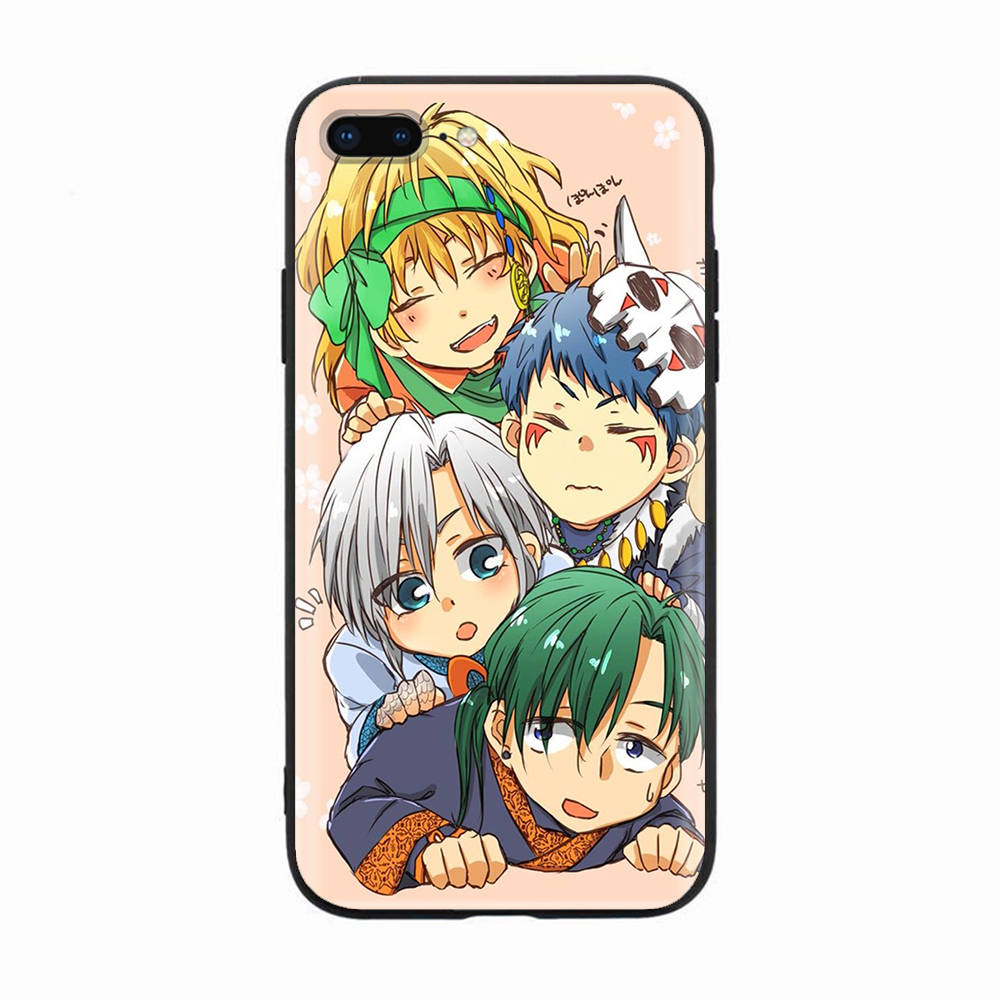 

Черный чехол для Xiaomi Redmi 13C Note 9 iPhone XR 7 8 14 15 11 12 13 X XS Pro Max Samsung A25 S23 S24 FE Ultra Plus katsuki no Yona Xiaomi POCO C55 чёрный