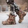 Winter Men's Snow Boots Men Combat Army Boots Winter Camouflage Warm High-top Cotton Shoes Mens Plush Wool Boots Size 39-46