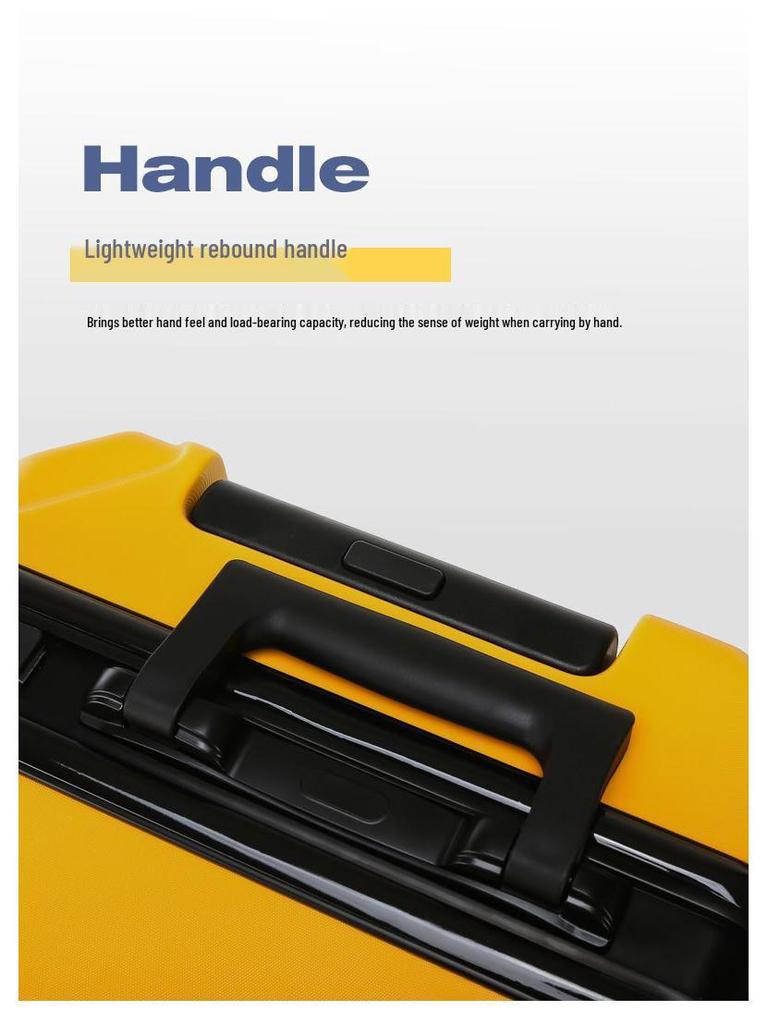 2025 Universal Wheel Aluminum Suitcase with Combination Lock