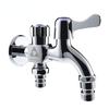 Robinet Double Sortie Eau Acier Inoxydable Interrupteur Eau Robinet Unique Entrée Deux Sorties Robinet pour Bassin de Lavage Robinet Double Eau Machine à Laver Double Eau
