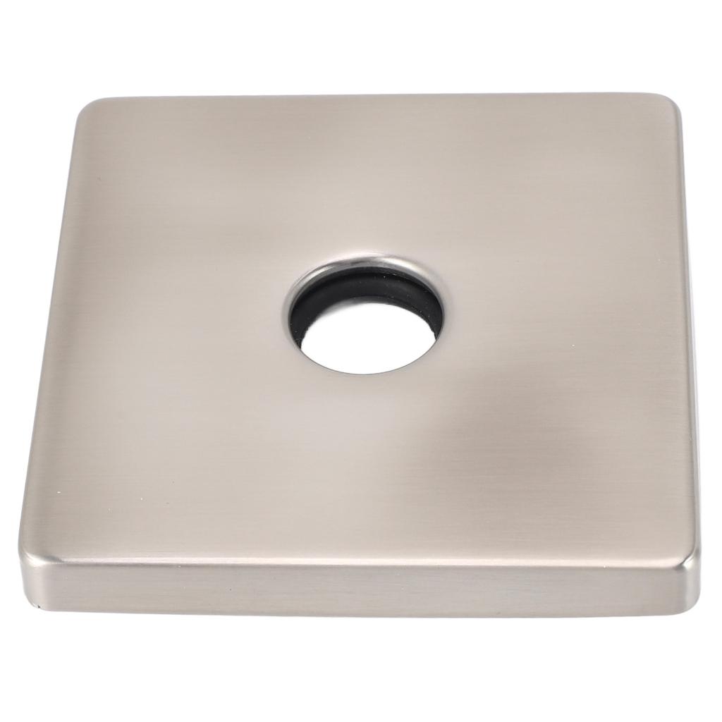 Čtvercová krycí deska na sprchové rameno Univerzální Dekorativní Extra Velká Nerezová Příruba na Sprchové Rameno