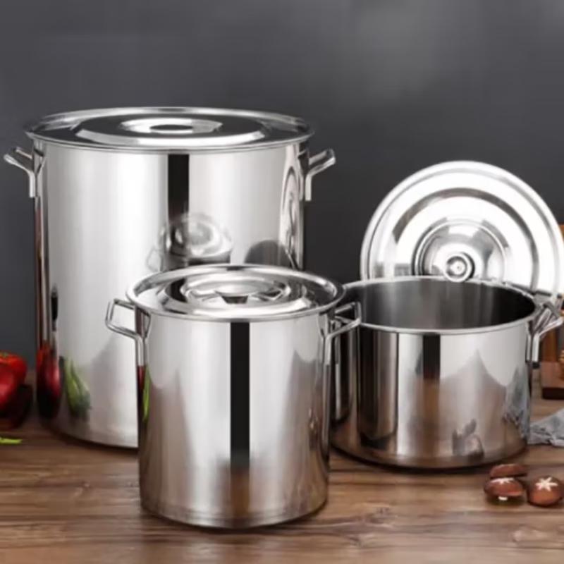 LISM Stainless Steel Soup Pot with Lid 40x40cm