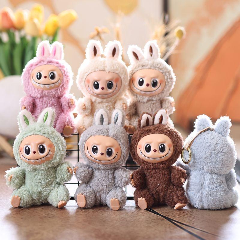 Pvc Face Cute Doll Pendant Plush Toy With Short Plush For Children