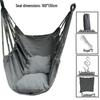 College Dorm Hanging Chair, Hammock & Rocking Basket for Indoors/Outdoors