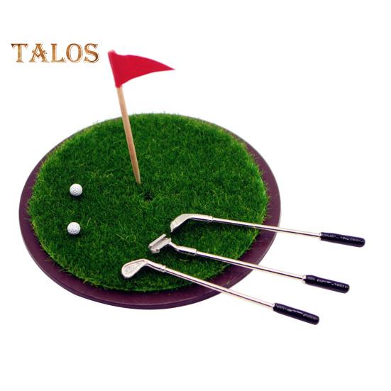 

Набор мини-клюшек для гольфа Миниатюрные клюшки для гольфа с мячами для гольфа Флаг 1/12 Миниатюрные куклы Гольф Аксессуары для детей Ролевые игры 7pcs