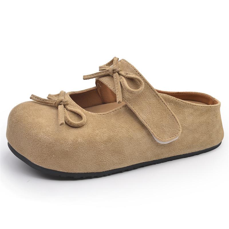 

Fashion Retro style women s shoes autumn height-enhancing fashionable bow outdoor round-toed Mary Jane shoes 40