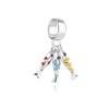 New 925 Silver Charm Fit Bracelet Accessories Women Jewelry Blue Ocean Series Mermaid Sea Shell Octopus