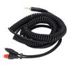 Plug and Play Spring Wire Flexible Stereo Jack Cable for HD660s HD650 HD600 HD580 Daily Use