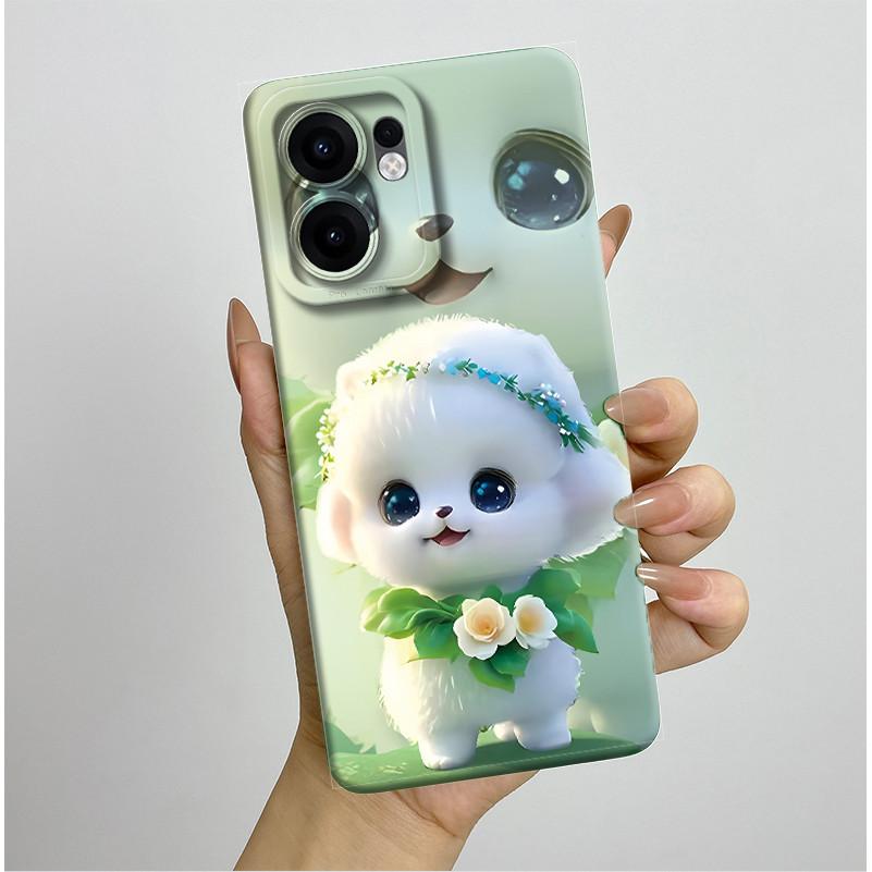 

Чехол для Oppo Reno 13F CPH2699 Красивый Цветочный Чехол Мягкий Силиконовый Чехол Полная Защита Для Oppo Reno13 F Reno13F 5G Чехлы Fundas Oppo Reno 13F 5G