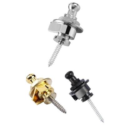 Metal Button Security Straplock Quick Release Strap Retainer System For Guitar