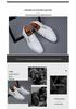 2025 Men's White Leather Height Increasing Formal Shoes - Casual Business Pointed Toe Fashion