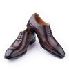 Fashion YAOLIDA Men Shoes Top Layers Leather Handmade Wedding Office Business Dress Footwear Latest Design Oxfords Preminum Leather Shoe
